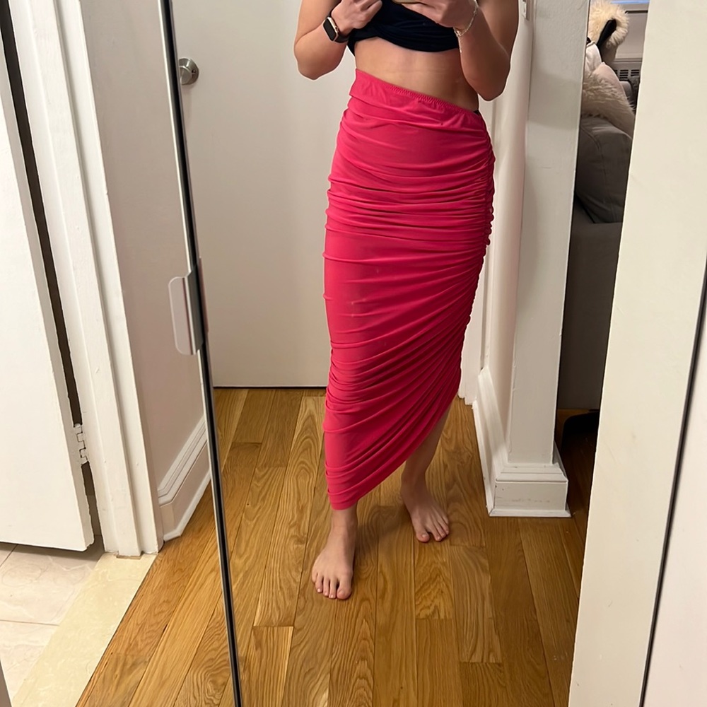 Norma Kamali Diana skirt